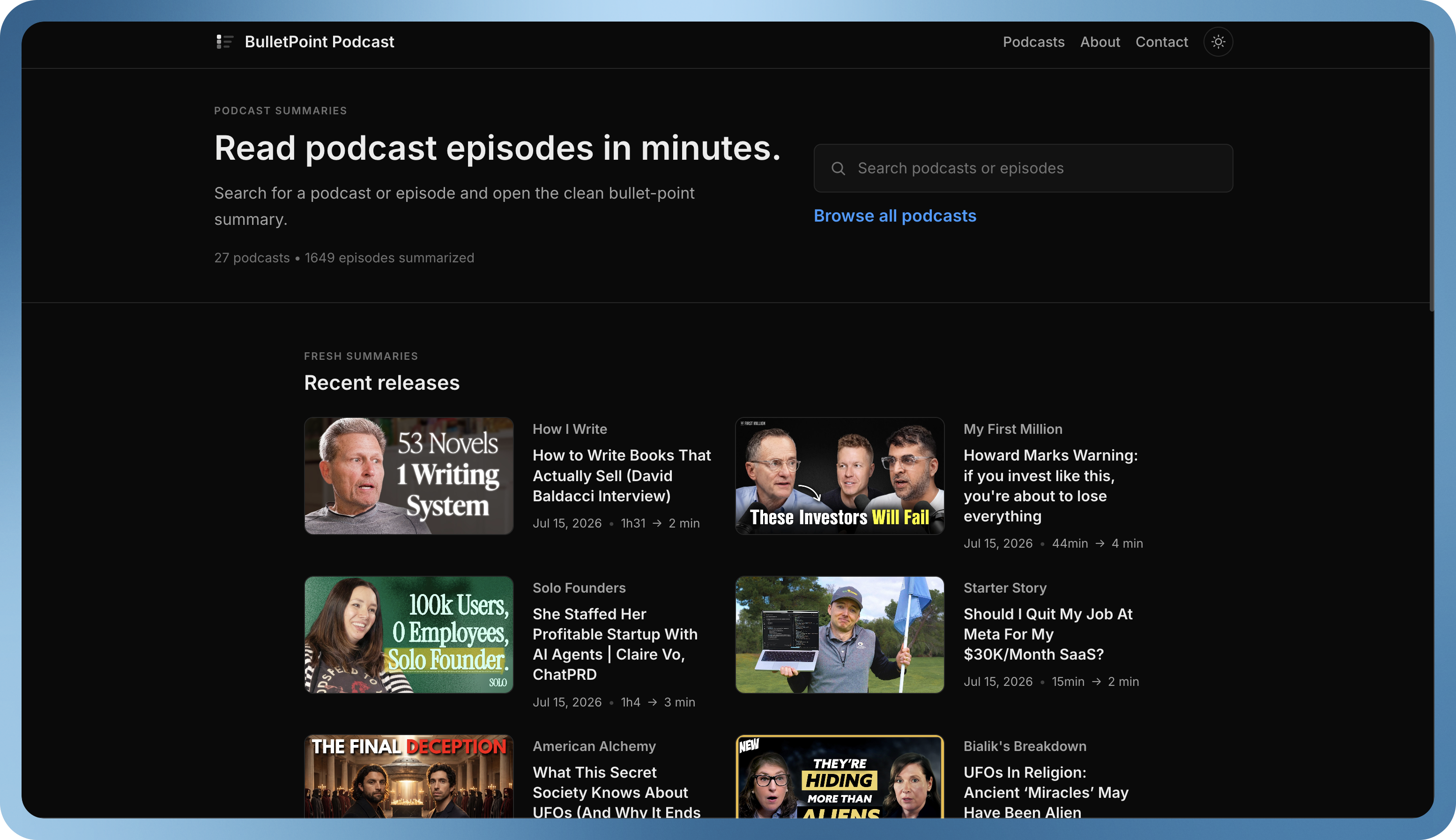 BulletPoint Podcast